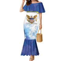 Personalized US Virgin Islands Mermaid Dress Happy Independence Day