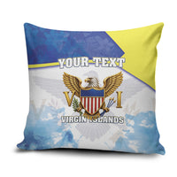 Personalized US Virgin Islands Pillow Cover Happy Independence Day
