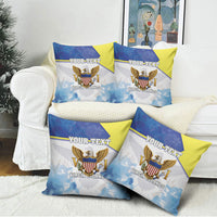Personalized US Virgin Islands Pillow Cover Happy Independence Day