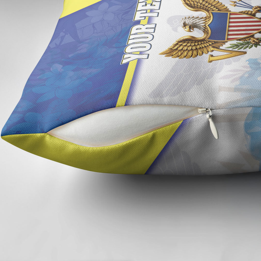 Personalized US Virgin Islands Pillow Cover Happy Independence Day