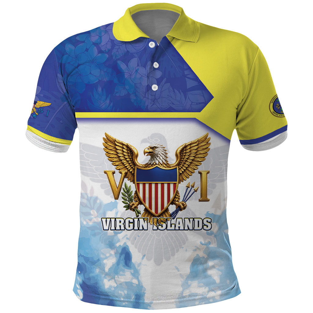 Personalized US Virgin Islands Polo Shirt Happy Independence Day