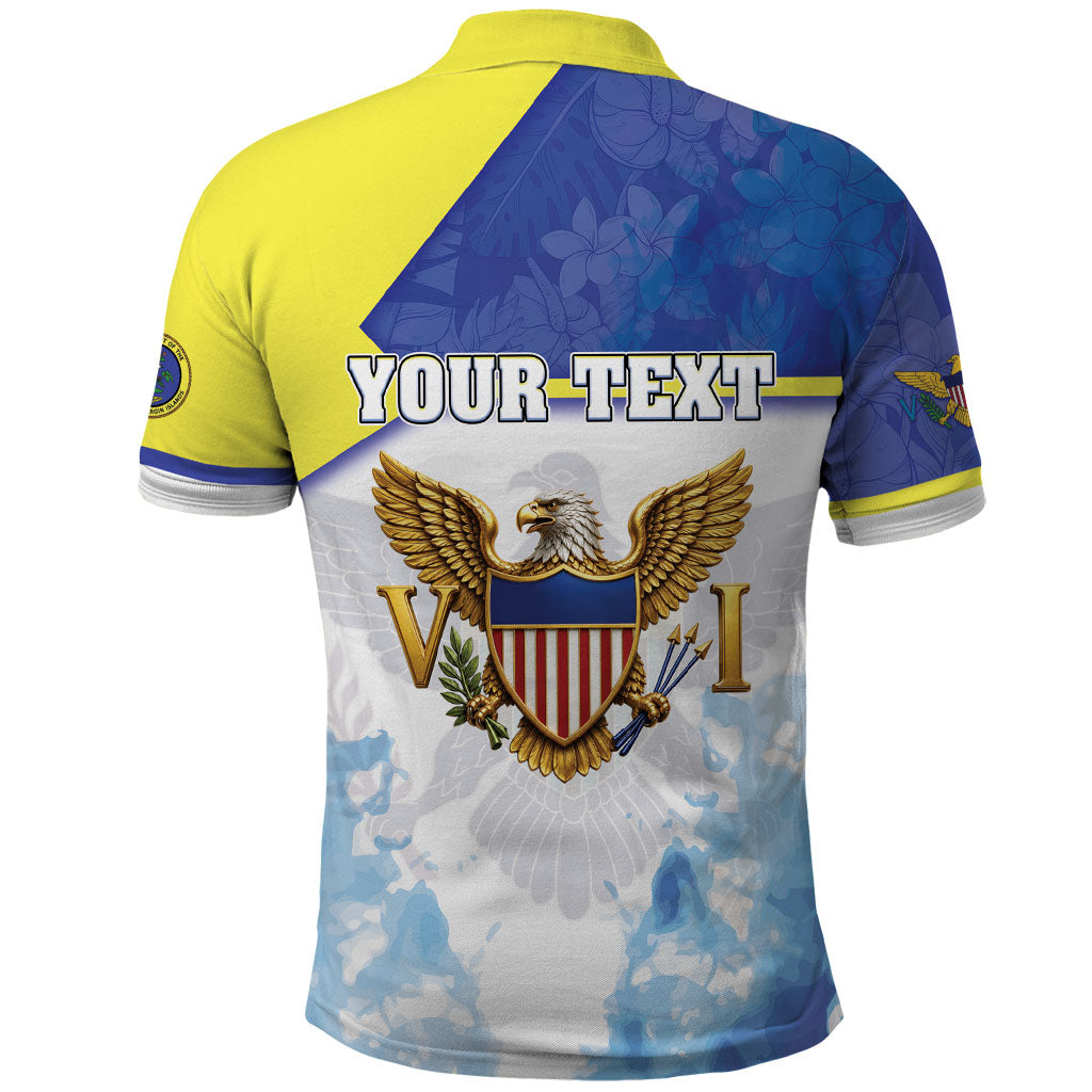 Personalized US Virgin Islands Polo Shirt Happy Independence Day
