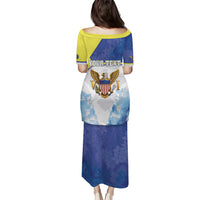 Personalized US Virgin Islands Puletasi Happy Independence Day