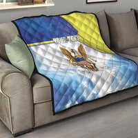 Personalized US Virgin Islands Quilt Happy Independence Day