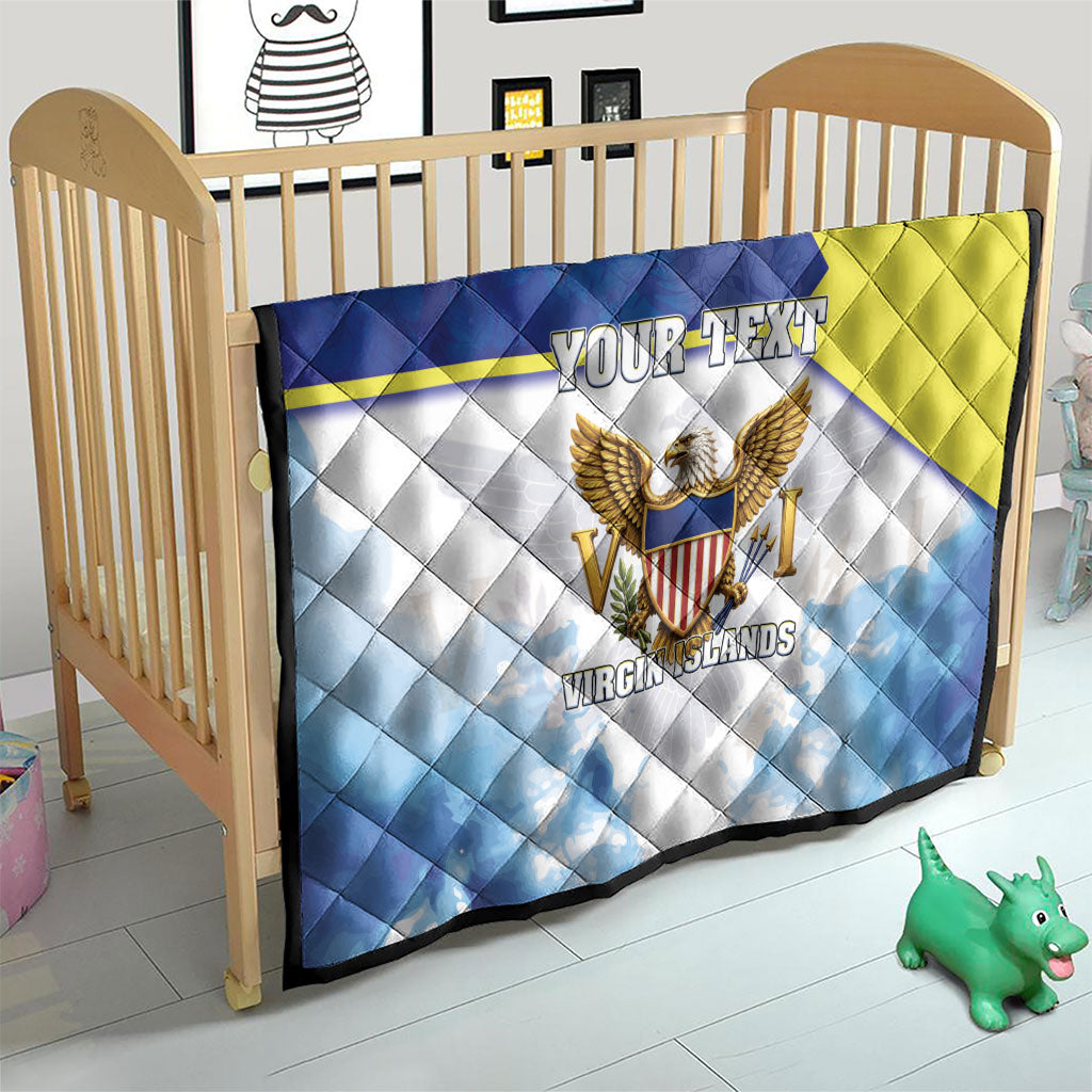Personalized US Virgin Islands Quilt Happy Independence Day