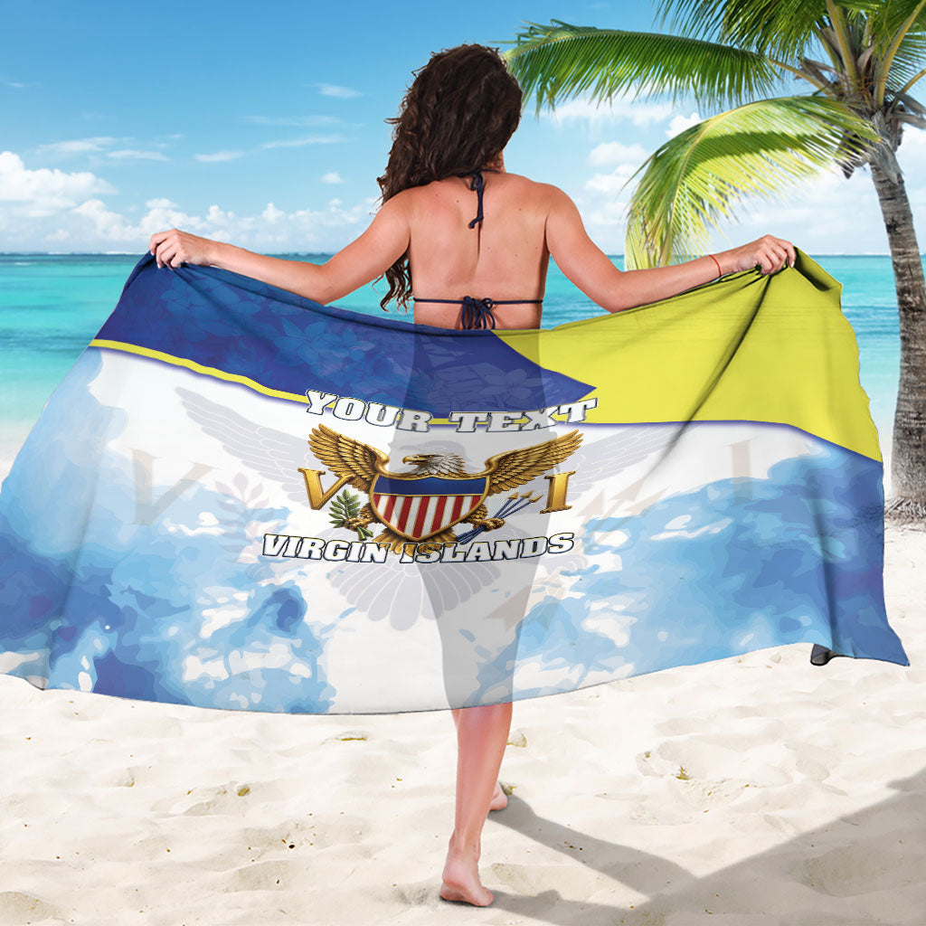 Personalized US Virgin Islands Sarong Happy Independence Day