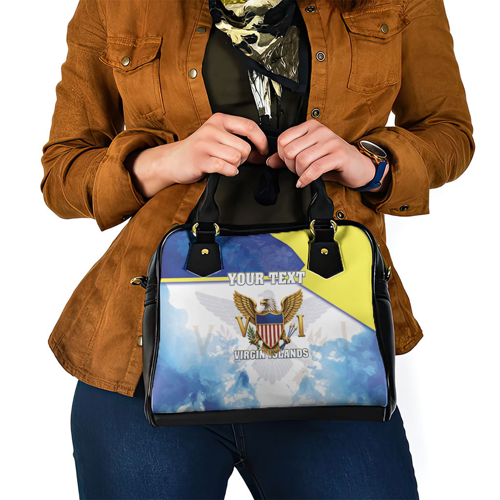 Personalized US Virgin Islands Shoulder Handbag Happy Independence Day