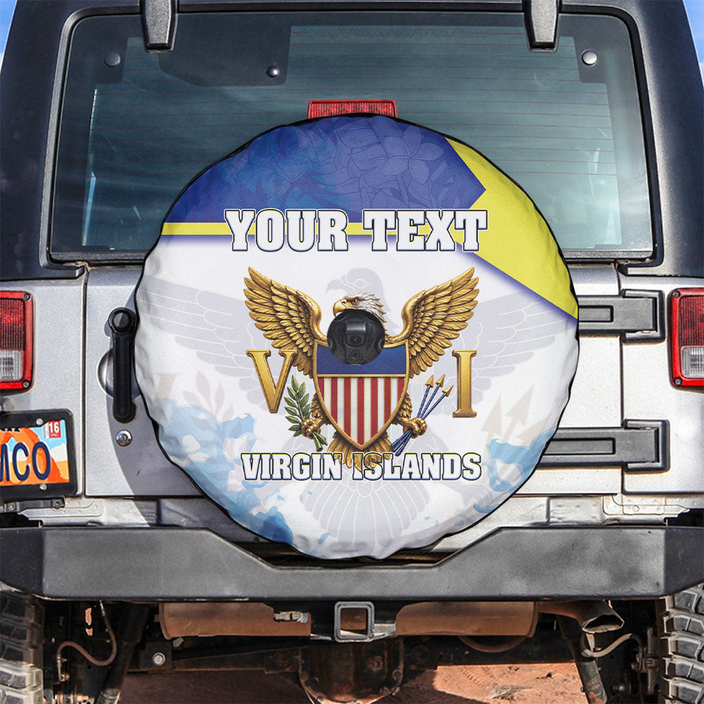 Personalized US Virgin Islands Spare Tire Cover Happy Independence Day