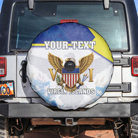 Personalized US Virgin Islands Spare Tire Cover Happy Independence Day