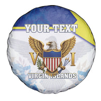 Personalized US Virgin Islands Spare Tire Cover Happy Independence Day
