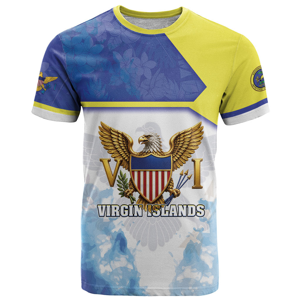 Personalized US Virgin Islands T Shirt Happy Independence Day