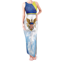 Personalized US Virgin Islands Tank Maxi Dress Happy Independence Day