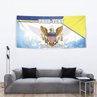 Personalized US Virgin Islands Tapestry Happy Independence Day