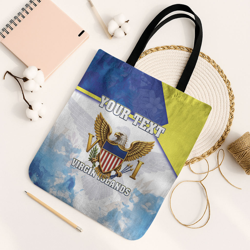 Personalized US Virgin Islands Tote Bag Happy Independence Day
