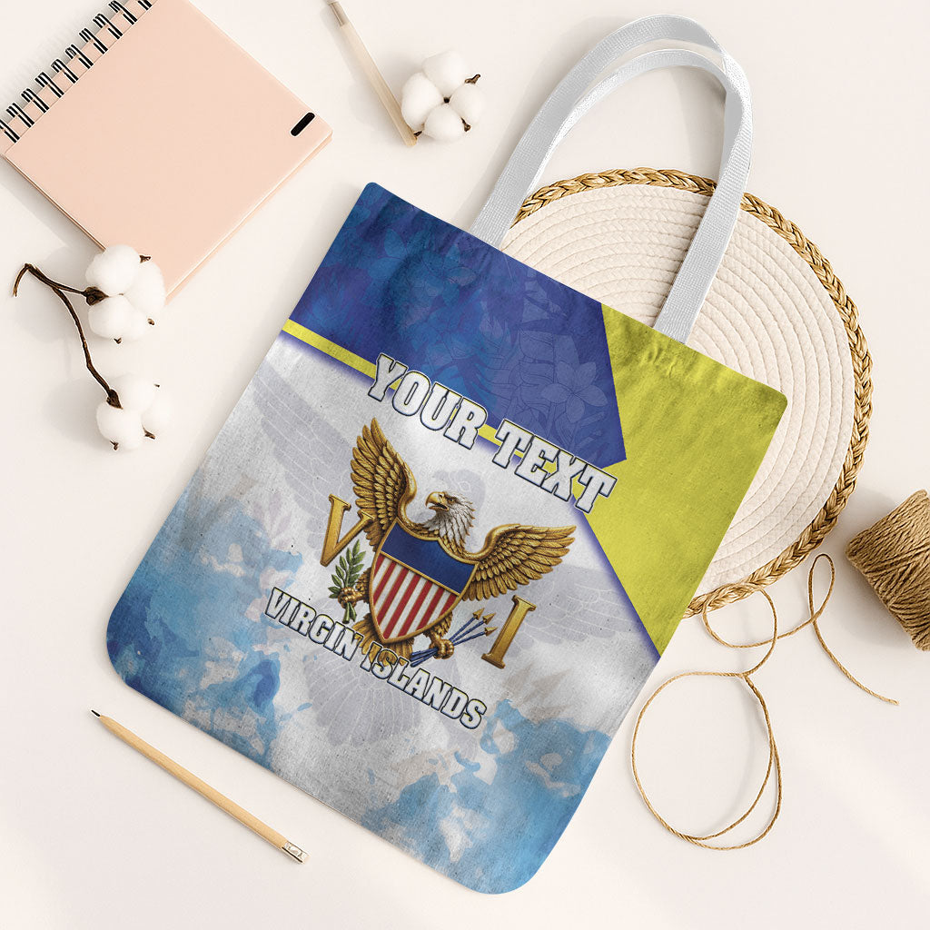 Personalized US Virgin Islands Tote Bag Happy Independence Day