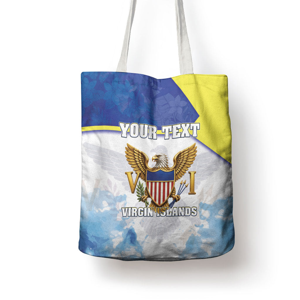 Personalized US Virgin Islands Tote Bag Happy Independence Day