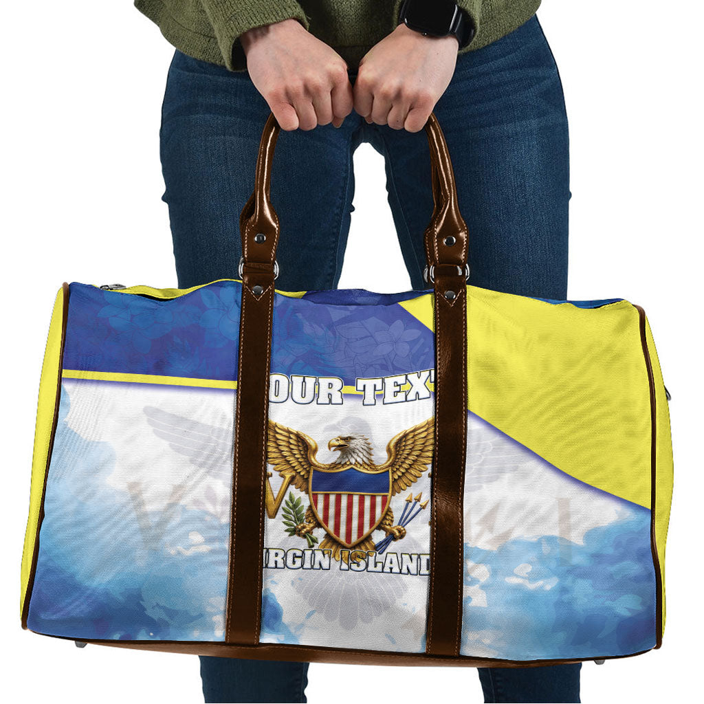 Personalized US Virgin Islands Travel Bag Happy Independence Day