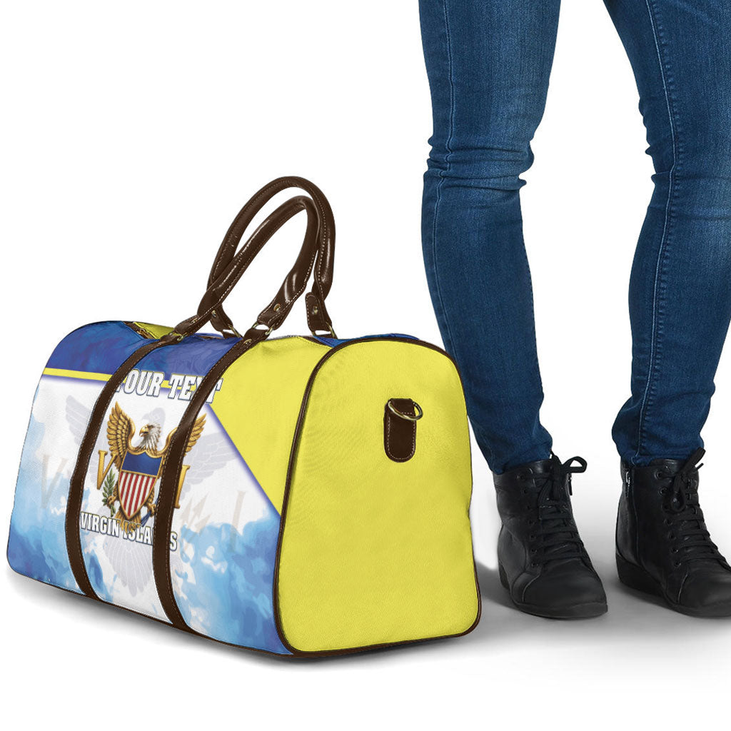 Personalized US Virgin Islands Travel Bag Happy Independence Day