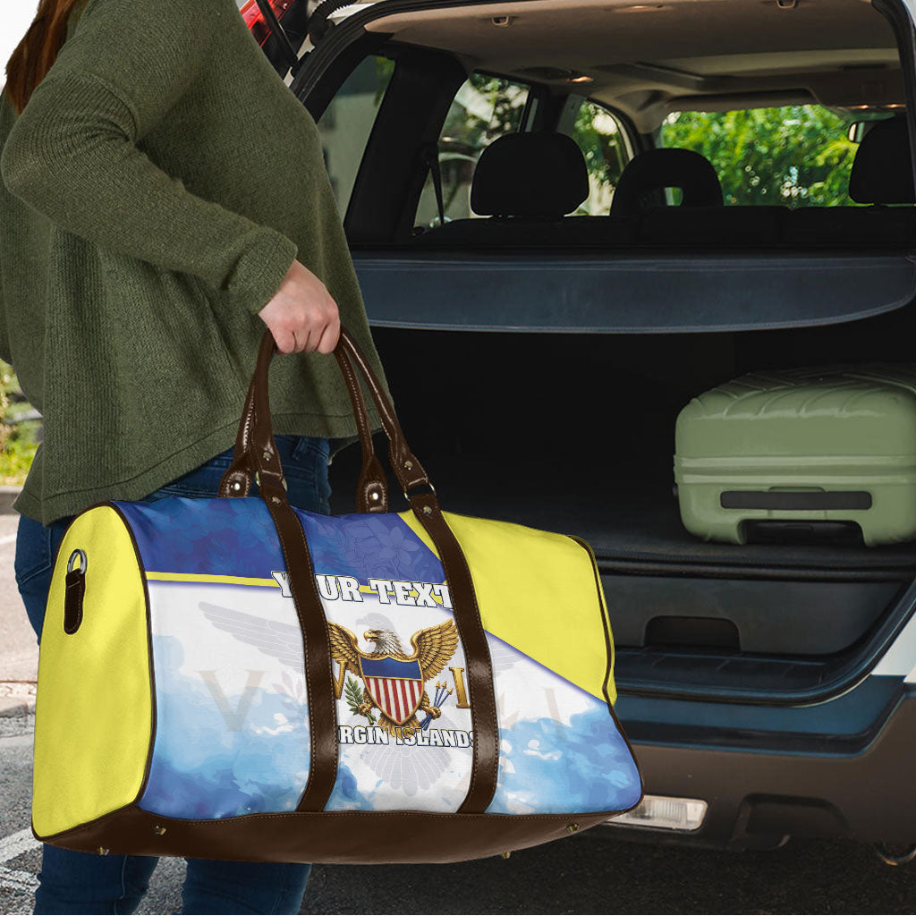 Personalized US Virgin Islands Travel Bag Happy Independence Day