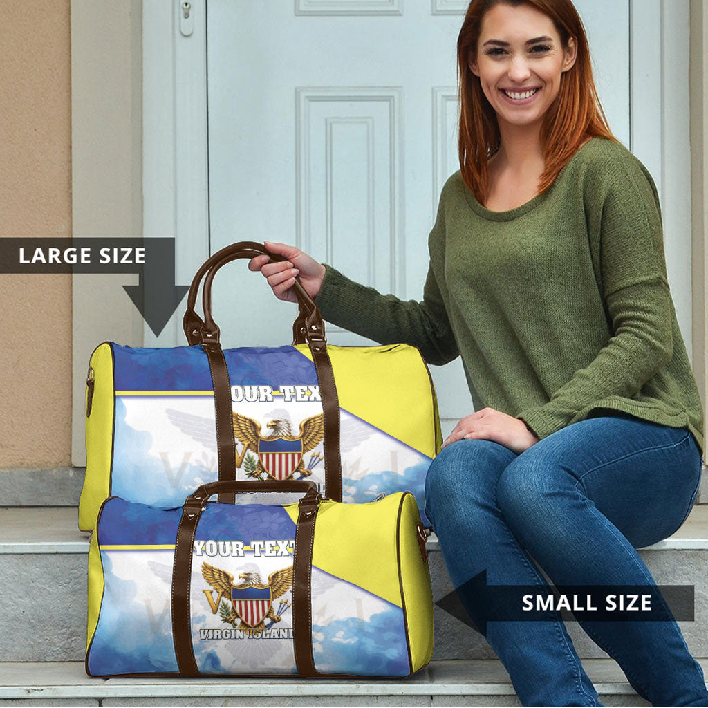 Personalized US Virgin Islands Travel Bag Happy Independence Day