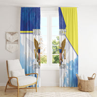 Personalized US Virgin Islands Window Curtain Happy Independence Day