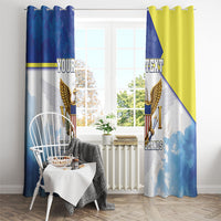Personalized US Virgin Islands Window Curtain Happy Independence Day