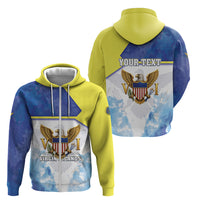 Personalized US Virgin Islands Zip Hoodie Happy Independence Day