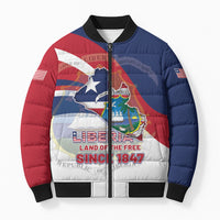 Liberia 1847 Bomber Puffer Jacket Happy Independence Day