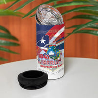 Liberia 1847 4 in 1 Can Cooler Tumbler Happy Independence Day