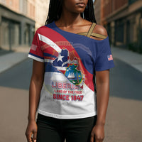 Liberia 1847 Cross Shoulder Shirt Happy Independence Day