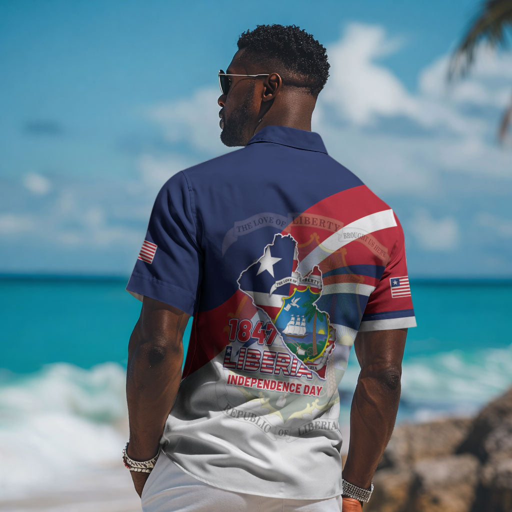 Liberia 1847 Hawaiian Shirt Happy Independence Day LT05