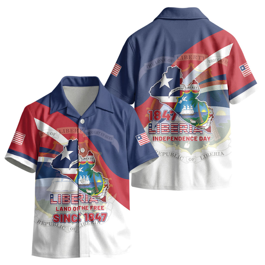 Liberia 1847 Kid Hawaiian Shirt Happy Independence Day LT05