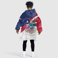 Liberia 1847 Kid Wearable Blanket Hoodie Happy Independence Day