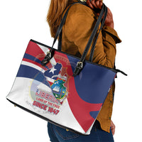 Liberia 1847 Leather Tote Bag Happy Independence Day