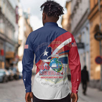 Liberia 1847 Long Sleeve Button Shirt Happy Independence Day