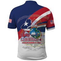 Liberia 1847 Polo Shirt Happy Independence Day