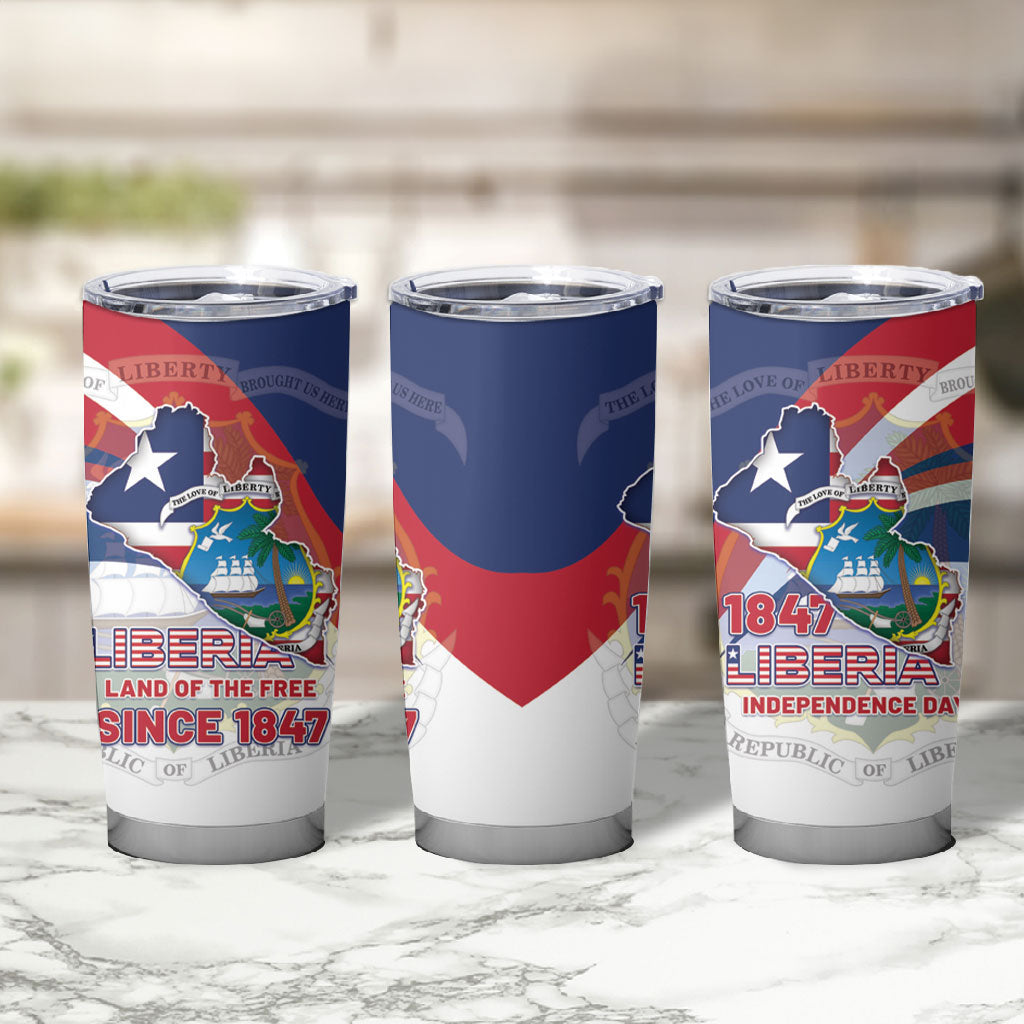 Liberia 1847 Tumbler Cup Happy Independence Day