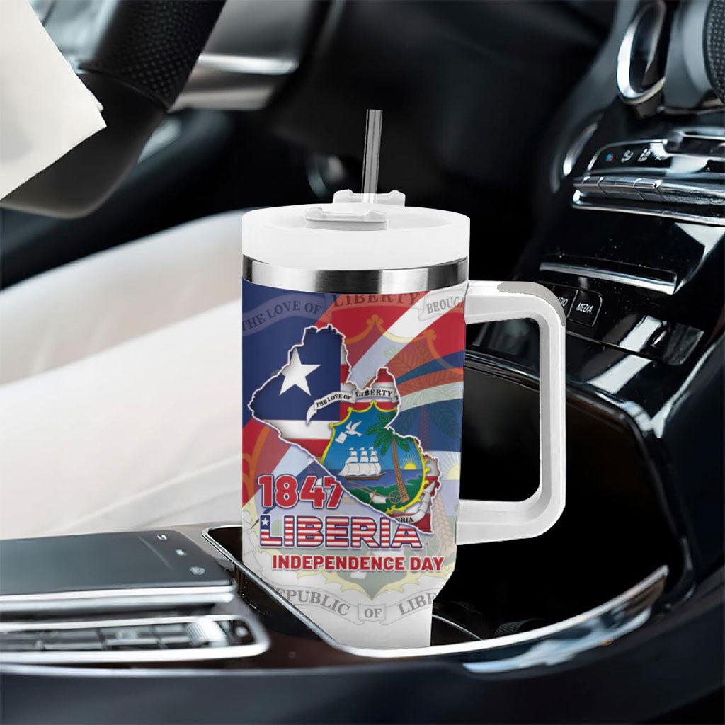 Liberia 1847 Tumbler With Handle Happy Independence Day