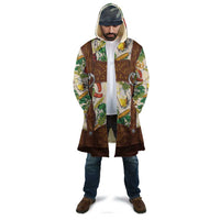 Oktoberfest Lederhosen Costume Cloak Food And Drink Pattern - Wonder Print Shop