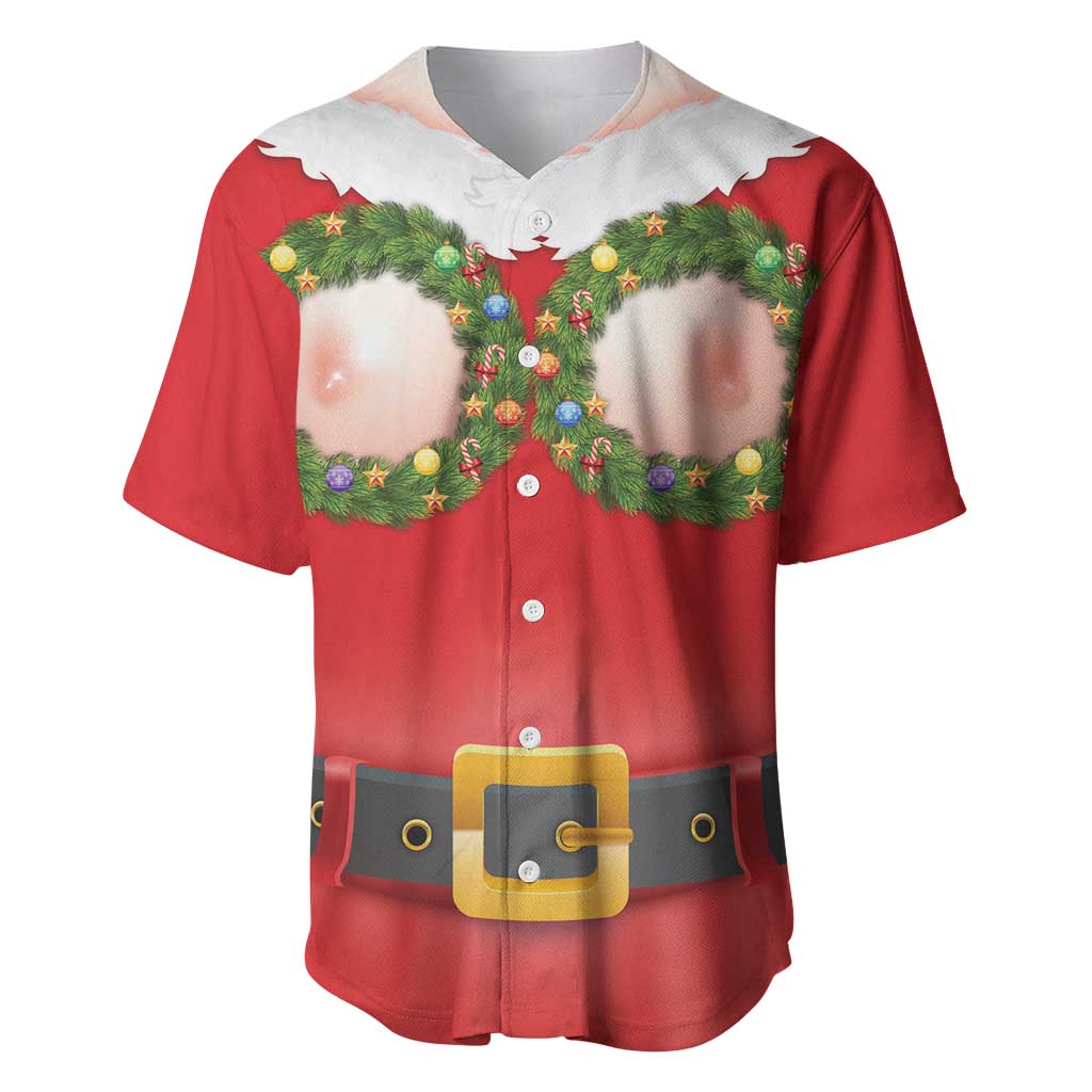 Funny Christmas Costume Baseball Jersey Busty Big Boobs - Wonder Print Shop