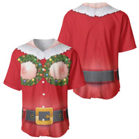 Funny Christmas Costume Baseball Jersey Busty Big Boobs - Wonder Print Shop