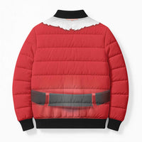 Funny Christmas Costume Bomber Puffer Jacket Busty Big Boobs - Wonder Print Shop