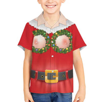 Funny Christmas Costume Hawaiian Shirt Busty Big Boobs - Wonder Print Shop