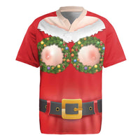 Funny Christmas Costume Rugby Jersey Busty Big Boobs - Wonder Print Shop
