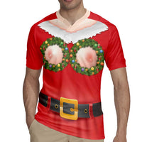 Funny Christmas Costume Rugby Jersey Busty Big Boobs - Wonder Print Shop