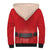 Funny Christmas Costume Sherpa Hoodie Busty Big Boobs - Wonder Print Shop