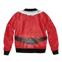 Funny Christmas Costume Sleeve Zip Bomber Jacket Busty Big Boobs - Wonder Print Shop