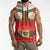 Funny Christmas Costume Sleeveless Hoodie Busty Big Boobs - Wonder Print Shop