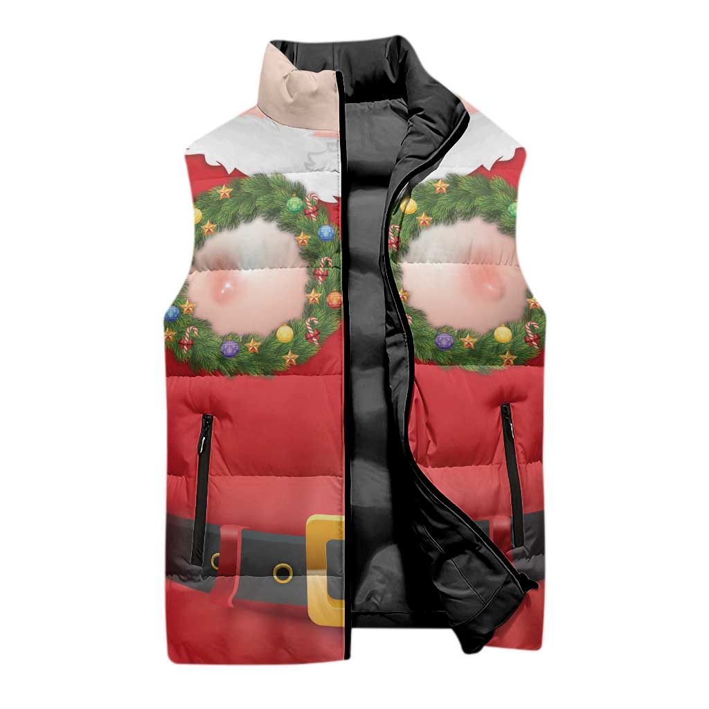 Funny Christmas Costume Sleeveless Puffer Jacket Busty Big Boobs - Wonder Print Shop