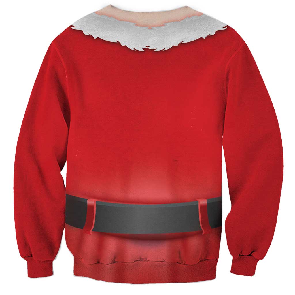 Funny Christmas Costume Sweatshirt Busty Big Boobs - Wonder Print Shop